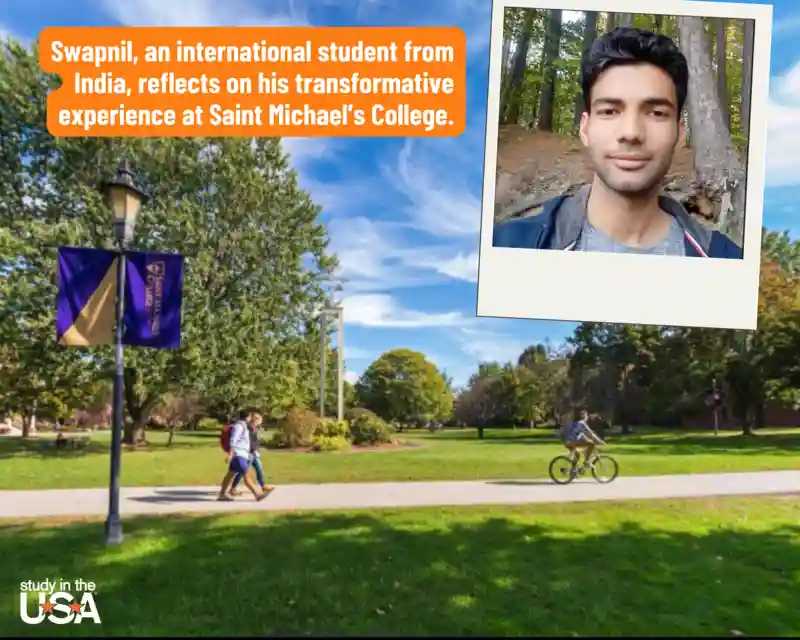 Main image for the article titled Why Swapnil Chose Saint Michael's College