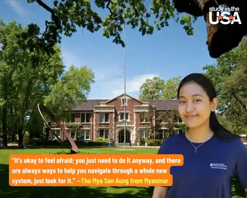 Main image for the article titled Discovering Santa Rosa Junior College: Thu Mya San Aung's Story