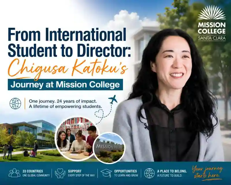 Main image for the article titled From International Student to Director: Chigusa Katoku’s Journey at Mission College