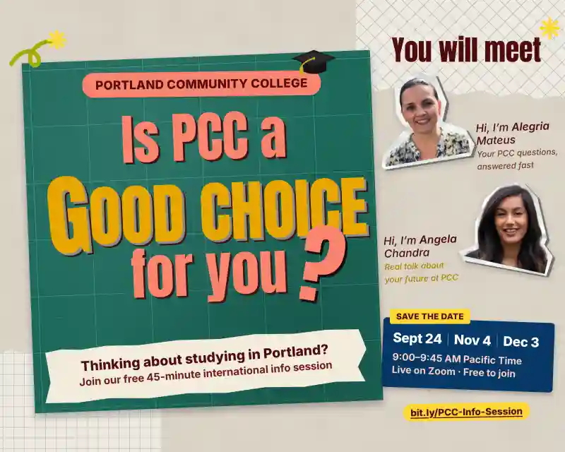 Main image for the article titled Questions About Studying in the USA? Portland Community College Has Answers