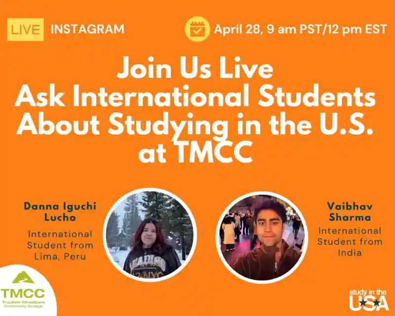 Main image for the article titled Join a Live Q&A: Ask International Students About Studying in the U.S. at TMCC