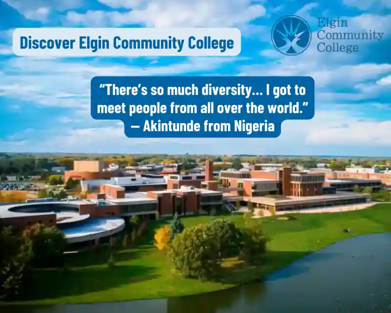 Main image for the article titled Discover Elgin Community College: Where International Students Thrive