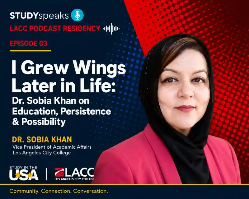 Main image for the article titled Your Timeline Is Your Own: Dr. Sobia Khan’s Journey from International Student to LACC Leader