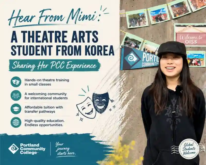 Main image for the article titled Hear From Mimi: A Theatre Arts Student From Korea Sharing Her PCC Experience