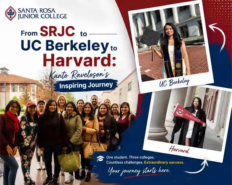 Main image for the article titled From SRJC to UC Berkeley to Harvard: Kanto Raveloson’s Inspiring Journey