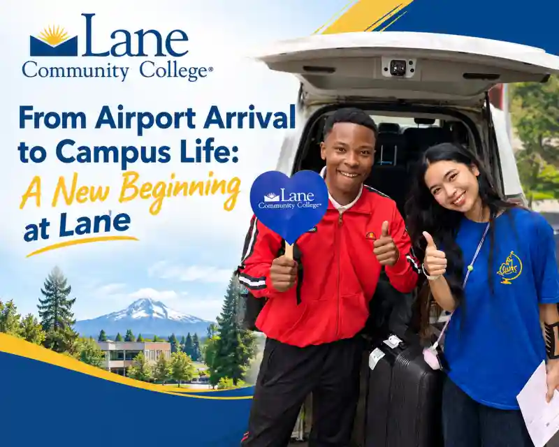 Main image for the article titled Desde la llegada al aeropuerto hasta la vida en el campus: Un nuevo comienzo en Lane