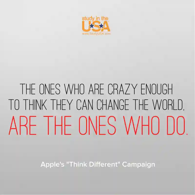 Monday Quote from Apple's 'Think Different' Campaign