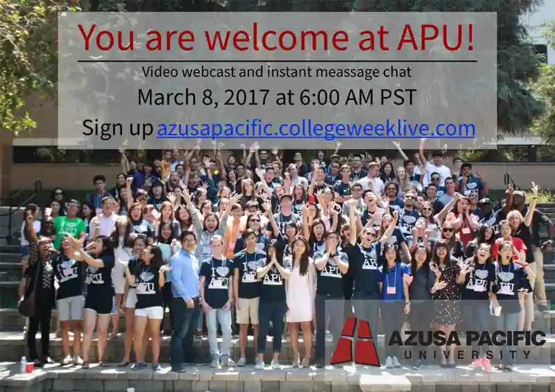 Video webcast and chat: Azusa Pacific University