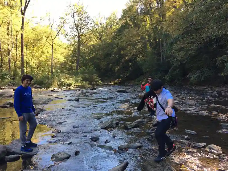 From Drexel ELC: Hiking at Wissahickon Creek!