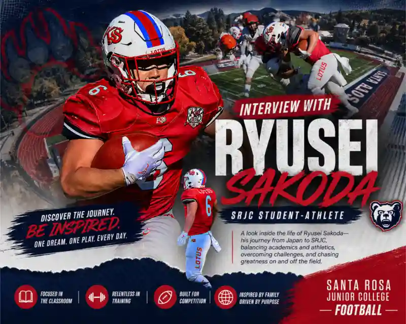 Main image for the blog post titled Interview with Ryusei Sakoda, SRJC Student-Athlete