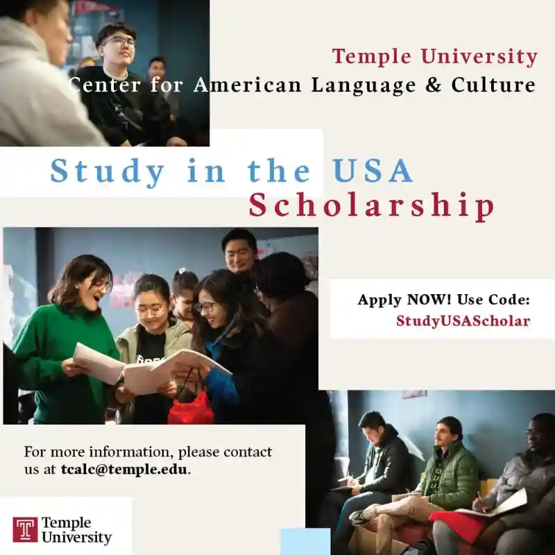 Temple Center for American Language and Culture is now offering scholarships