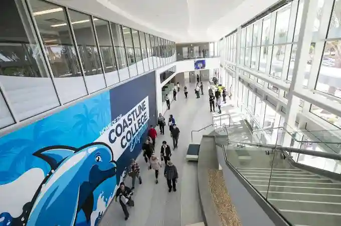 Promotional image of the Coastline College facilities