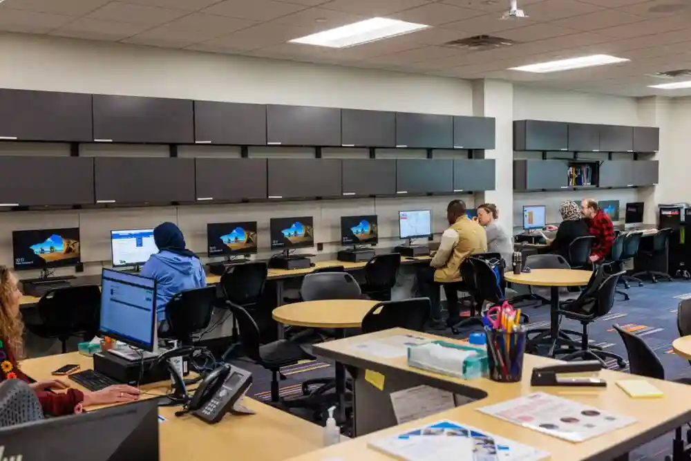 Promotional image of the Kirkwood Community College facilities