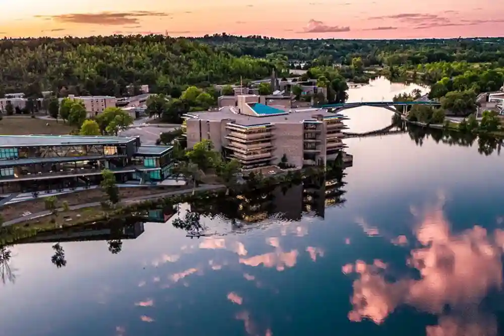 Promotional image of the Trent University facilities