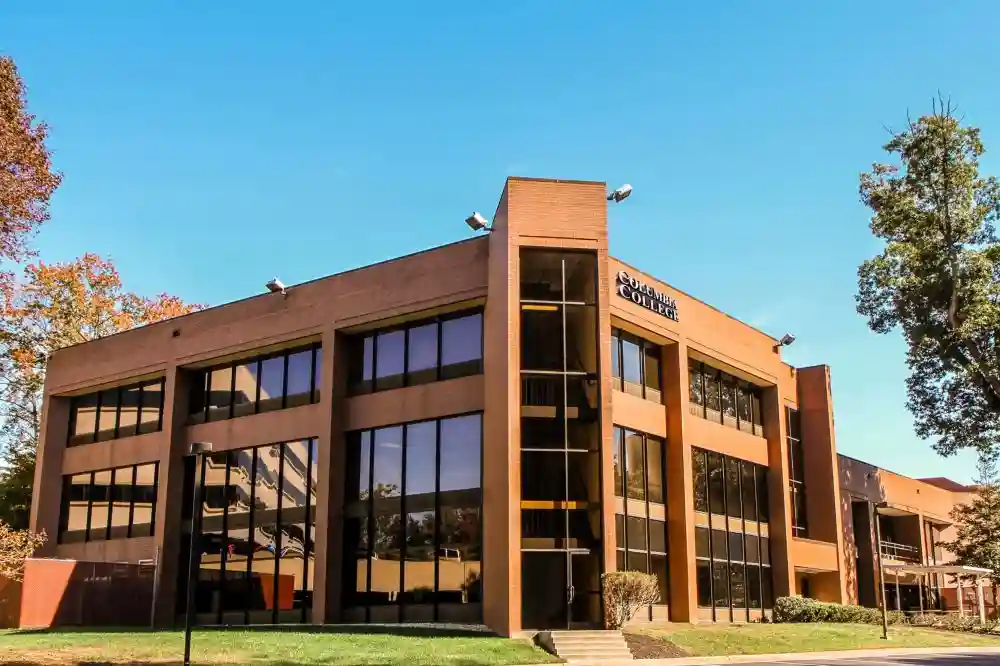 Promotional image of the Columbia College facilities