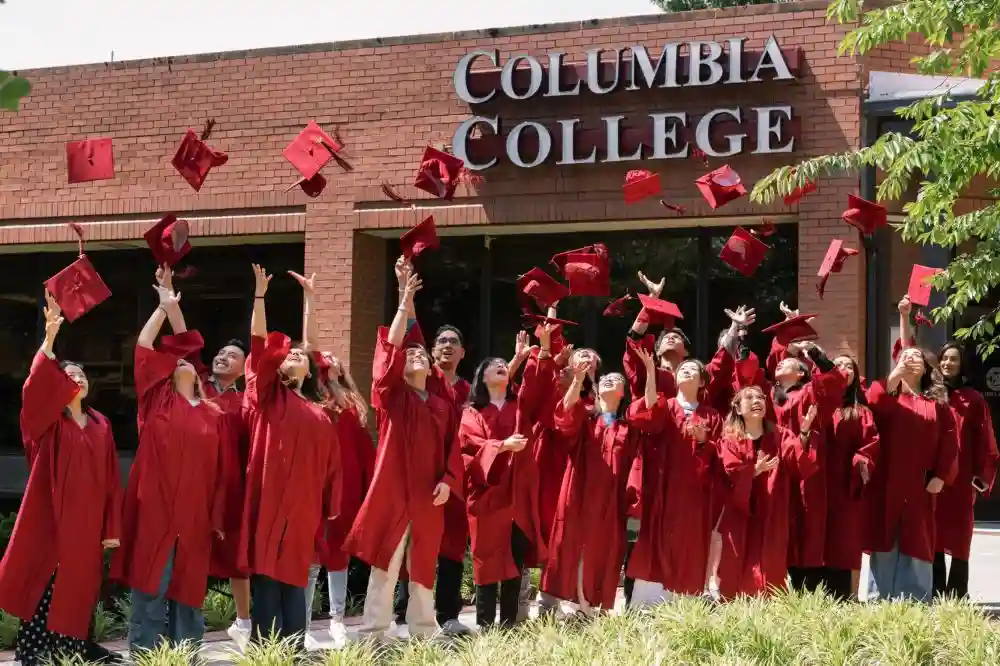 Promotional image of the Columbia College facilities