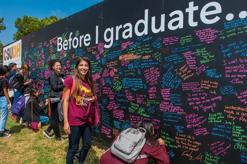Promotional image of the California State University at Dominguez Hills facilities